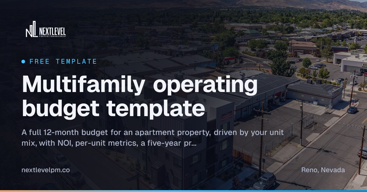 Free Multifamily Operating Budget Template (Excel)