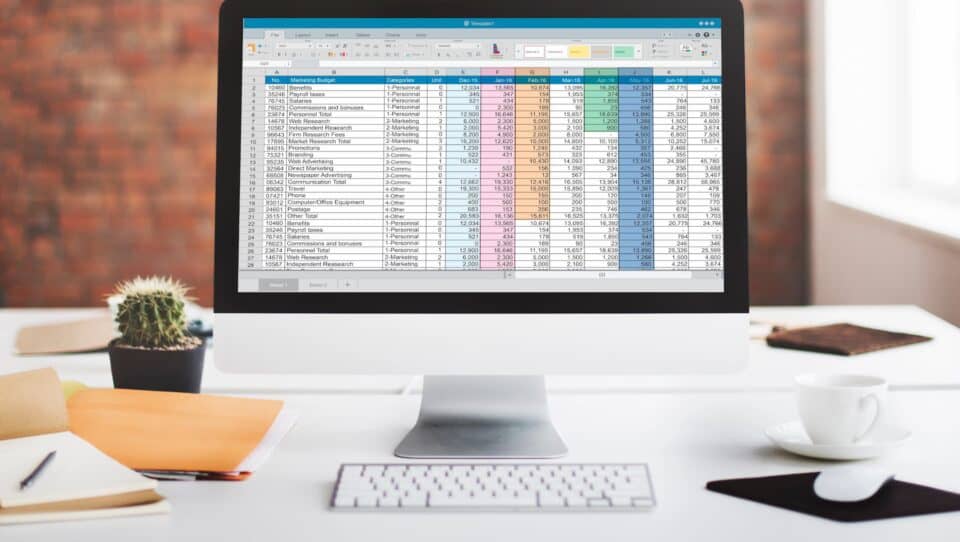 GPR Spreadsheet Showing Gross Potential Rent
